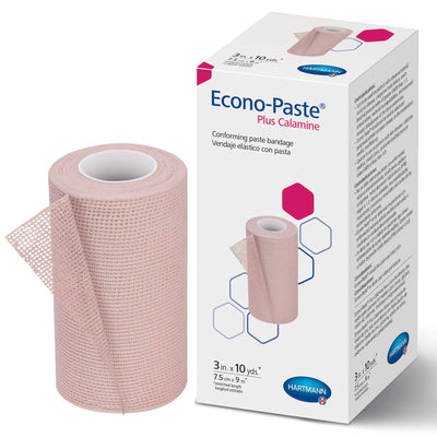 Econo-Paste® Plus Impregnated Conforming Dressing, 3 Inch x 10 Yard, 1 Case of 12 (General Wound Care) - Img 1