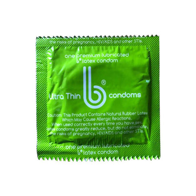 Ultra Thin B® Condom, 1 Case of 1000 (Over the Counter) - Img 1