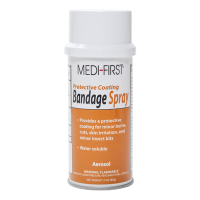 Medi-First Liquid Bandage, 3 oz. Spray Can, 1 Case of 12 () - Img 1