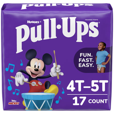 Pull-Ups® Learning Designs® for Boys Training Pants, 4T to 5T, 1 Pack of 17 () - Img 1