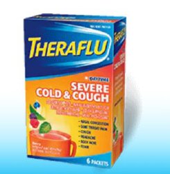 Theraflu® Acetaminophen / Dextromethorphan / Phenylephrine Cold and Cough Relief, 1 Box (Over the Counter) - Img 1