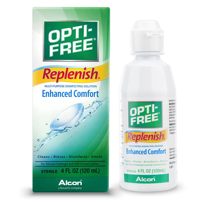 Opti Free® Replenish® Sodium Citrate / Sodium Chloride / Boric Acid Contact Lens Solution, 1 Each (Over the Counter) - Img 1