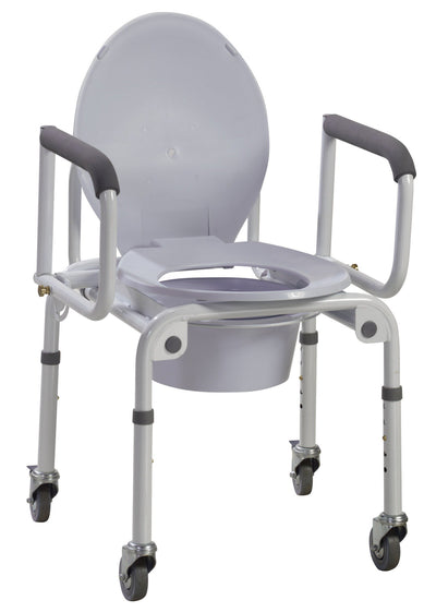 drive™ Commode Chair, 17 - 21 Inch Height, 1 Case of 2 (Commode / Shower Chairs) - Img 1