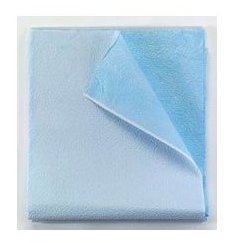 Tidi® Everyday Blue Flat Stretcher Sheet, 40 x 72 Inch, 1 Case of 50 (Sheets) - Img 1