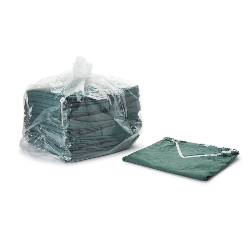 SHIRT SCRUB GRN MED 30/CS NONWOVEN 38-40" (Shirts and Scrubs) - Img 3