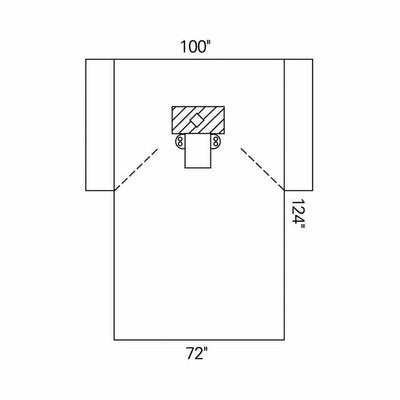 Halyard Sterile Thyroid EENT Drape, 100 x 72 x 124 Inch, 1 Case of 10 (Procedure Drapes and Sheets) - Img 1