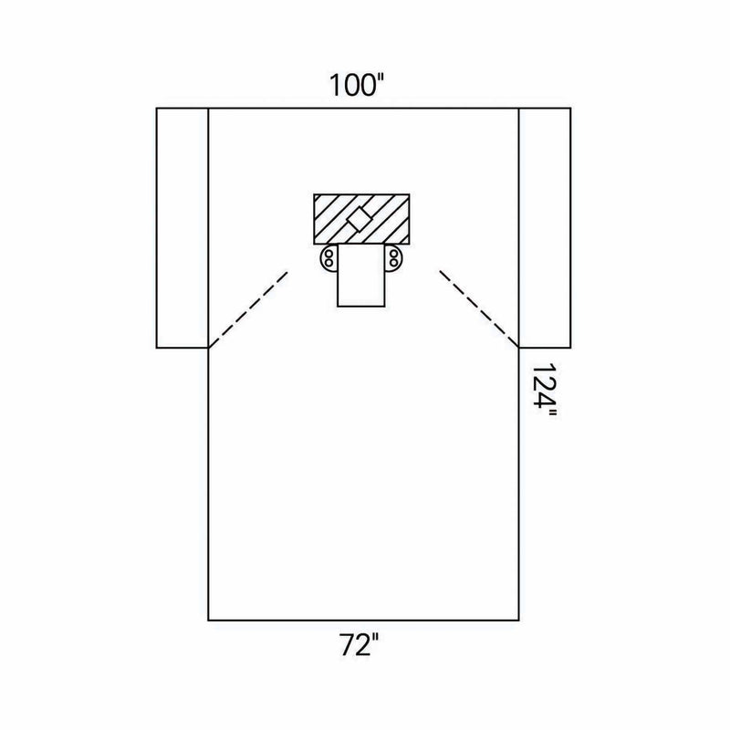 Halyard Sterile Thyroid EENT Drape, 100 x 72 x 124 Inch, 1 Case of 10 (Procedure Drapes and Sheets) - Img 1