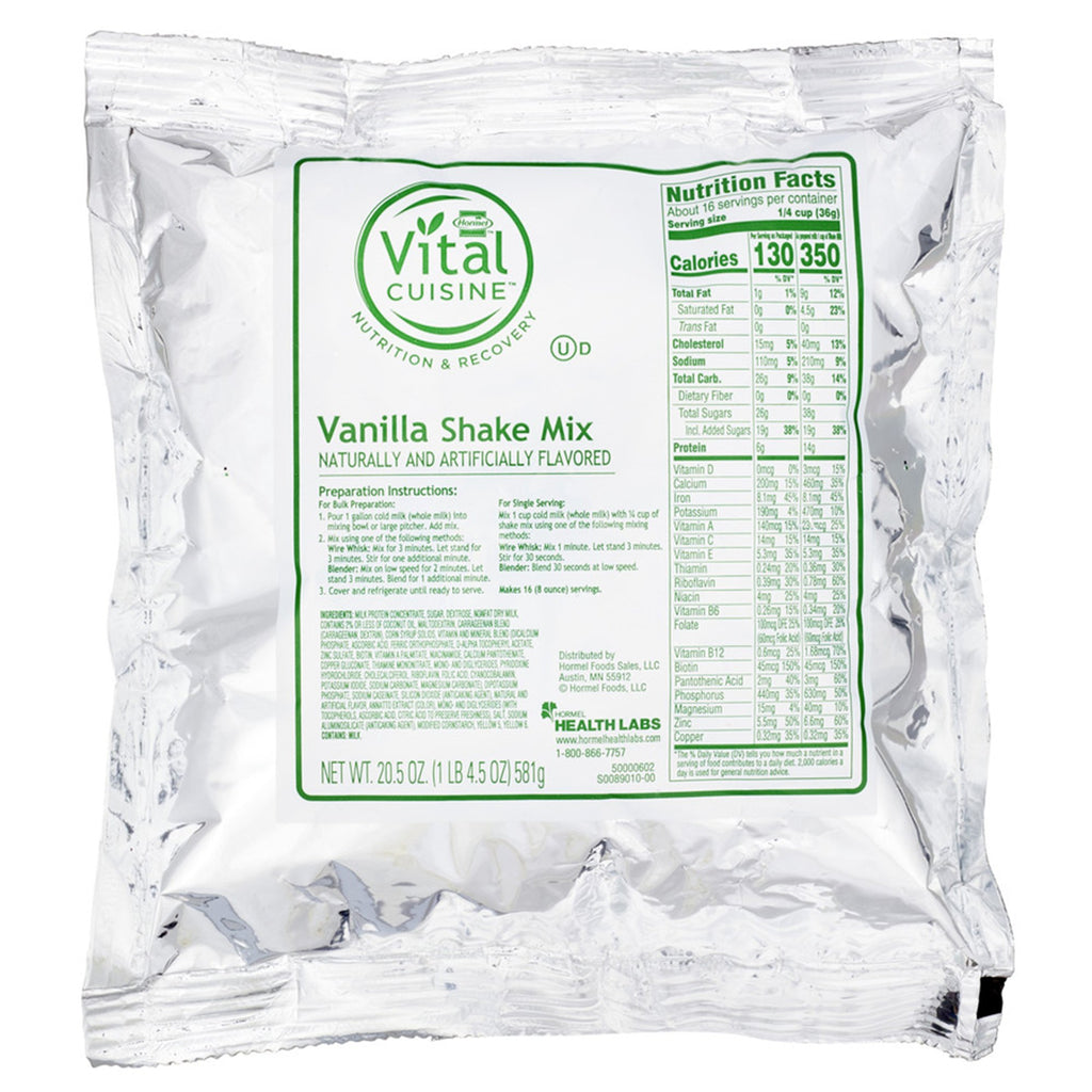 Hormel Vital Cuisine® Shake Mix Oral Supplement, Vanilla Flavor – Medical  Supply HQ