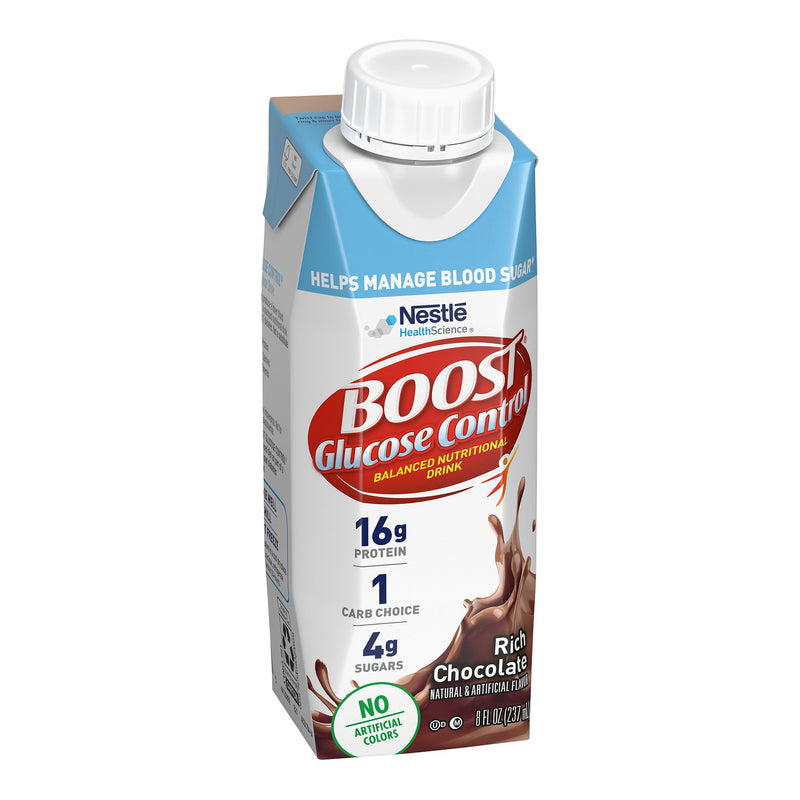 Boost® Glucose Control Chocolate Oral Supplement, 8 oz. Carton, 1 Case of 24 (Nutritionals) - Img 2