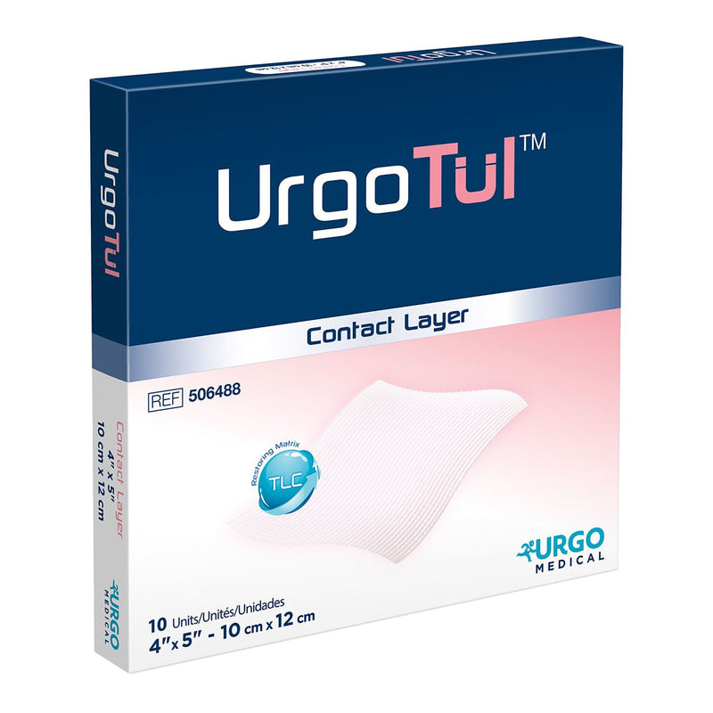 UrgoTul™ Impregnated Contact Layer Dressing, 4 x 5 Inch, 1 Box of 10 () - Img 2