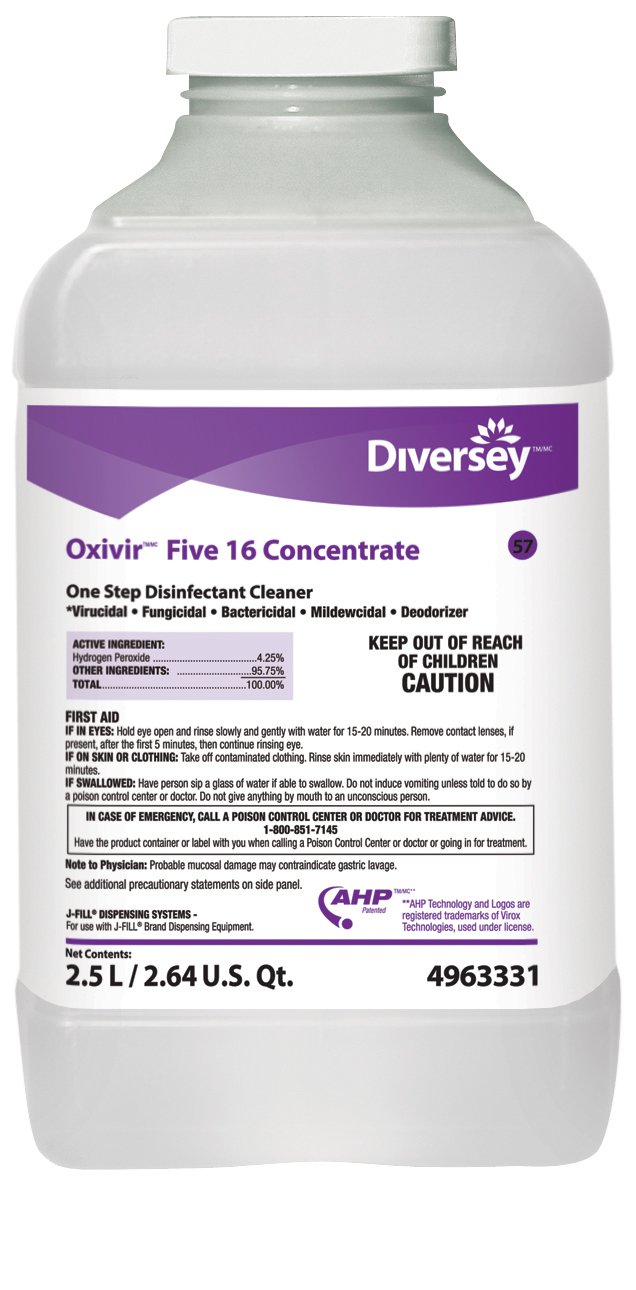 Oxivir® Five 16 Surface Disinfectant Cleaner, 1 Case of 2 (Cleaners and Disinfectants) - Img 1