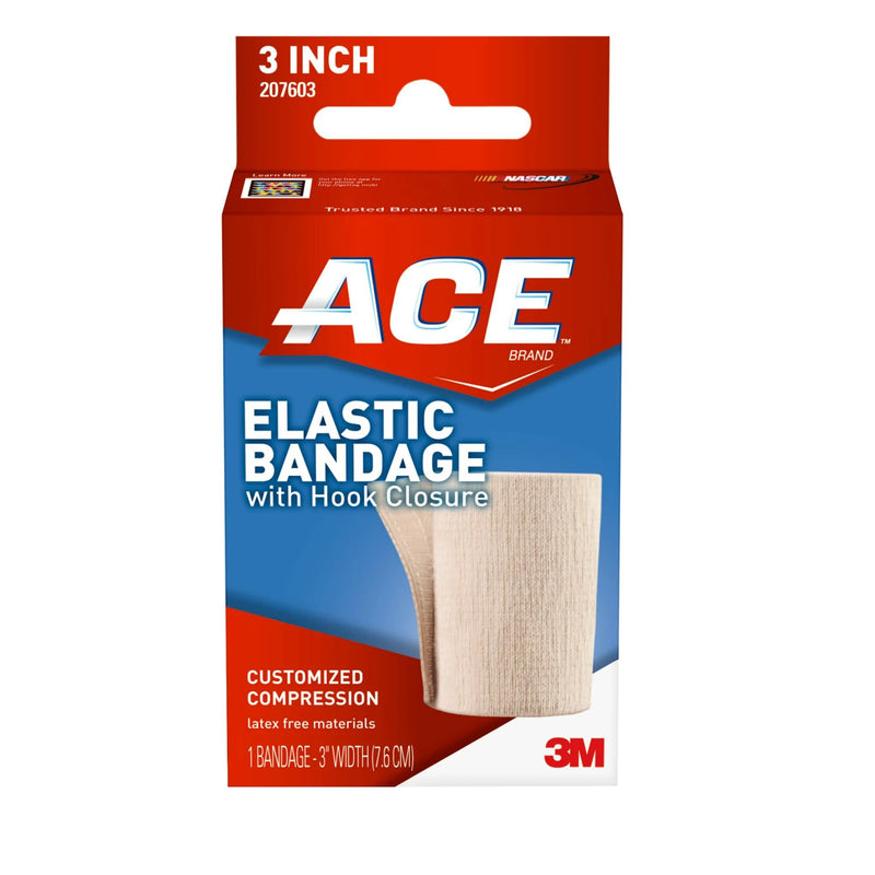 3M™ Ace™ Single Hook and Loop Closure Elastic Bandage, 3 Inch Width, 1 Case of 72 (General Wound Care) - Img 2