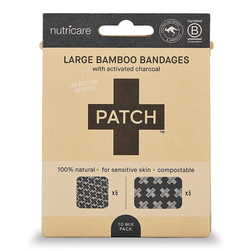 Patch™ Adhesive Strip with Charcoal, 3/4 x 3 Inch, 1 Case of 30 (General Wound Care) - Img 1