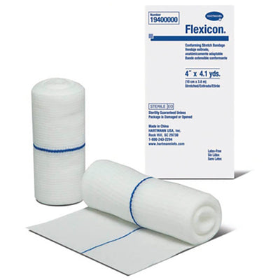 Flexicon® Sterile Conforming Bandage, 4 Inch x 4-1/10 Yard, 1 Case of 96 (General Wound Care) - Img 1