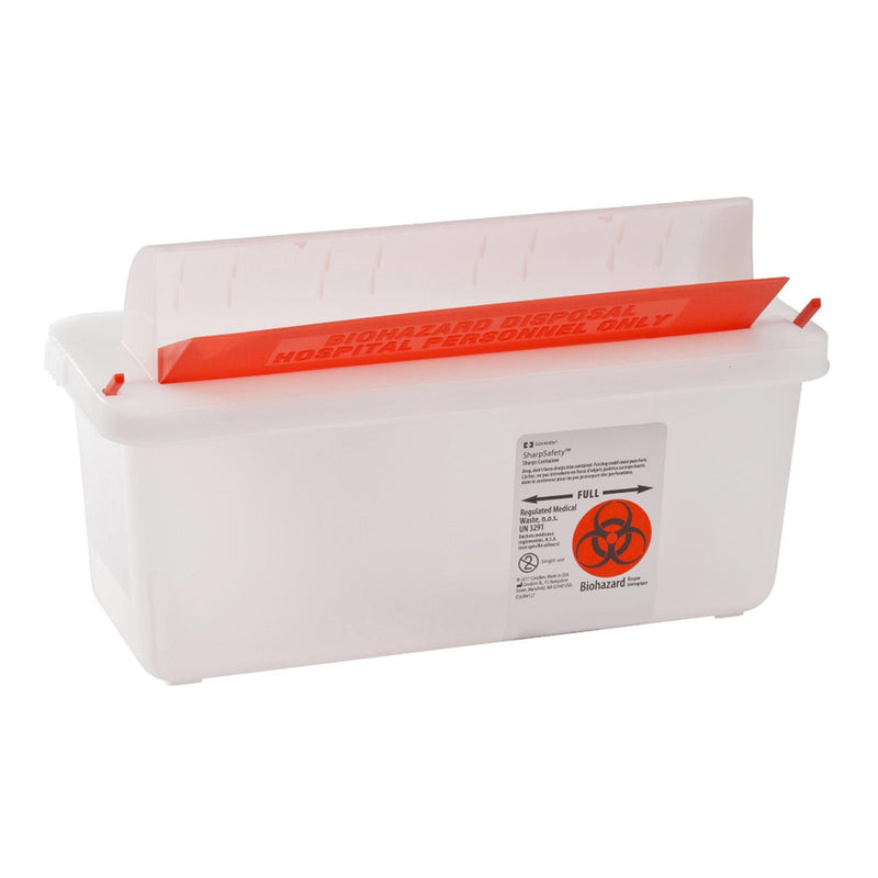 In-Room™ Multi-purpose Sharps Container, 1-1/4 Gallon, 11 x 10¾ x 4¾ Inch, 1 Case of 20 () - Img 1