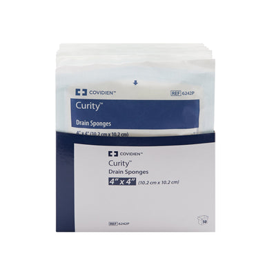 Curity™ Drain Sponge, 4 x 4 Inch, 1 Carton of 25 (General Wound Care) - Img 2