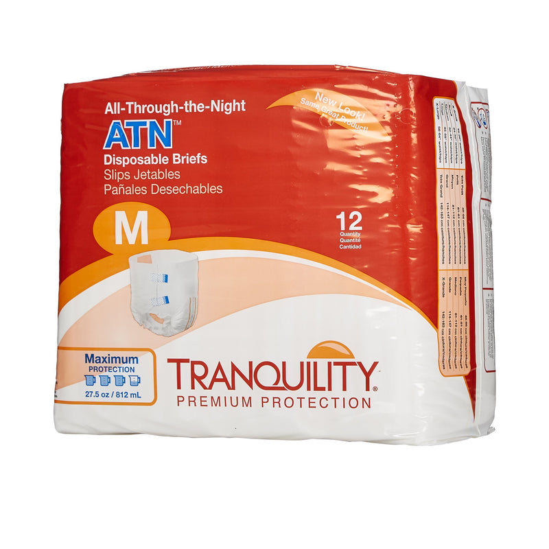 Tranquility® ATN Maximum Protection Incontinence Brief, Medium, 1 Case of 96 () - Img 1