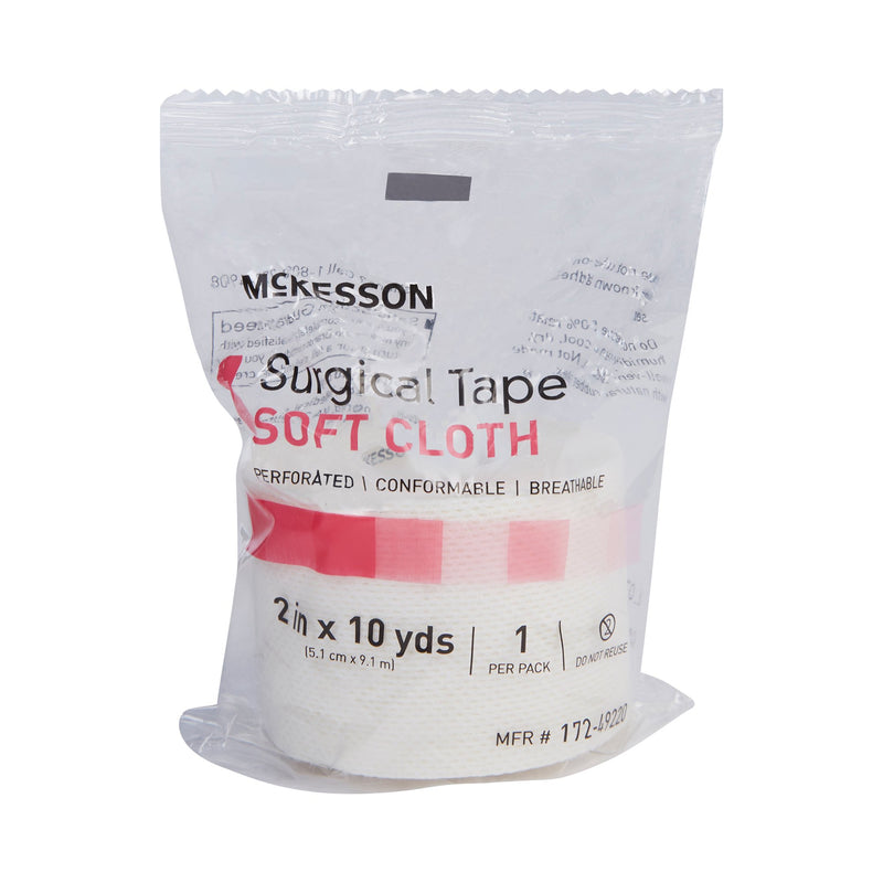 McKesson Cloth Medical Tape, 2 Inch x 10 Yard, White, 1 Case of 12 (General Wound Care) - Img 5
