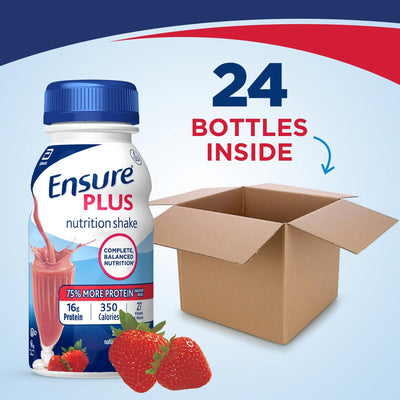 Ensure® Plus Strawberry Oral Supplement, 8 oz. Bottle, 1 Each (Nutritionals) - Img 3