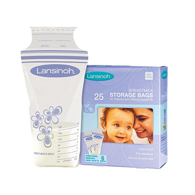 Lansinoh® Breast Milk Storage Bag, 25 per Box, 1 Box of 25 (Feeding Supplies) - Img 1
