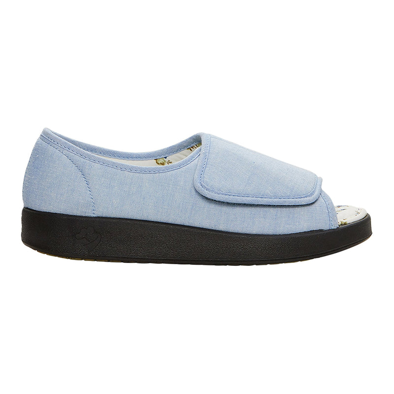 SHOE, SANDAL IN/OUTDOOR WMNS EASY CLSR OPN TOE DENIM SZ9 (Shoes) - Img 5