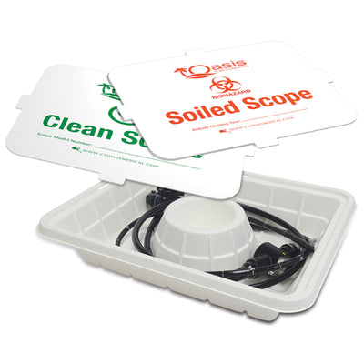 TRANSPORT TRAY, BIODEGRADABLE SCOPE OASIS W/OR LID (30/CS) (Instrument Trays) - Img 1