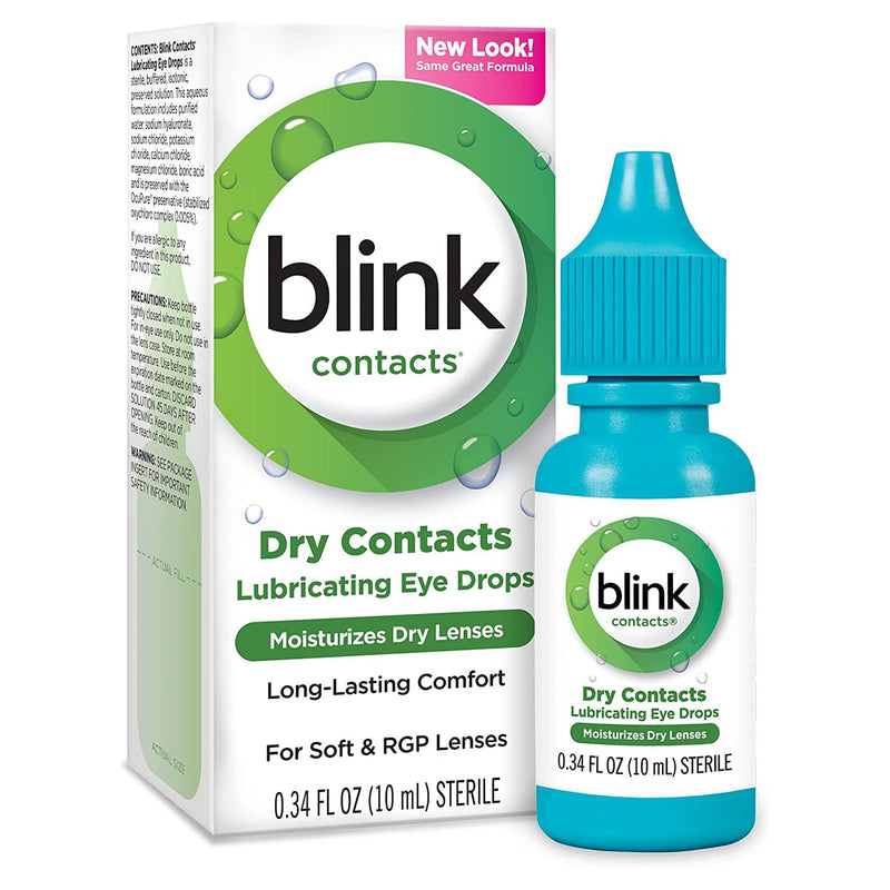 Blink Contacts Purified Water / Sodium Chloride Contact Lens Solution, 0.34 oz., 1 Each (Over the Counter) - Img 1