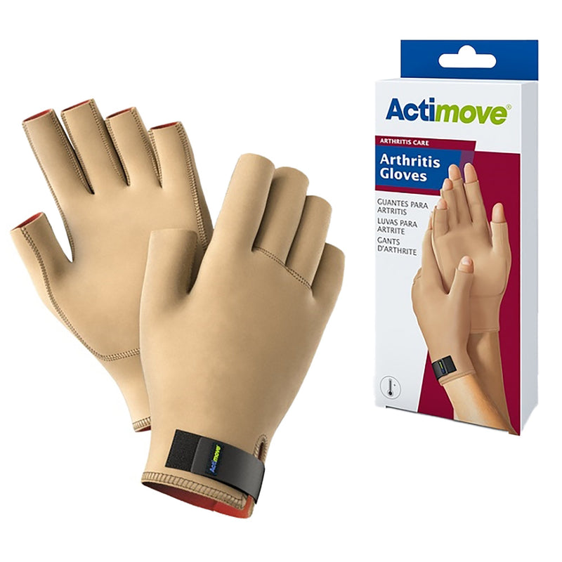 Actimove® Compression Gloves, Beige, Medium, 1 Pair (Compression Gloves) - Img 1
