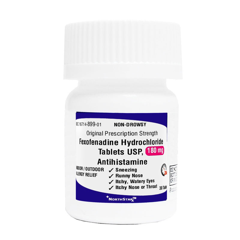 NorthStar Rx Fexofenadine Allergy Relief, 1 Bottle (Over the Counter) - Img 1