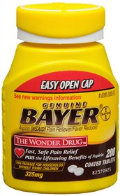 Bayer® Aspirin Pain Relief, 1 Bottle (Over the Counter) - Img 1