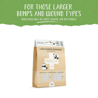 Patch™ Kids (Panda Design) Adhesive Strip with Coconut Oil, 2 x 3 Inch / 3 x 3 Inch, 1 Case of 30 (General Wound Care) - Img 2