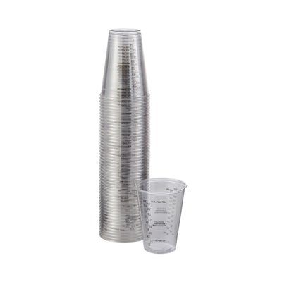 Solo Graduated Drinking Cup, Ultra Clear, 10 oz, Clear Plastic, Disposable, 1 Case of 1000 (Drinking Utensils) - Img 3