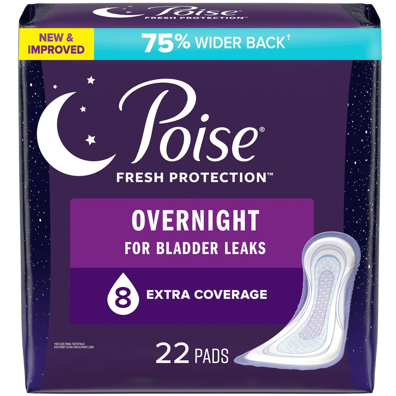 PAD, POISE X-COVERAGE FRESH PROTECTION LNG (22/PK 2PK/CS) () - Img 1