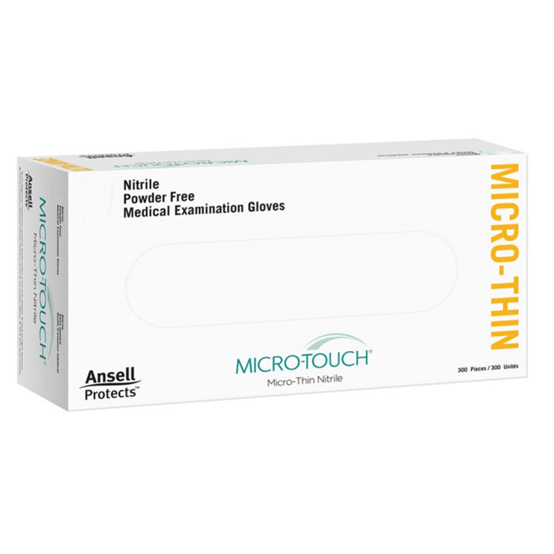 Micro-Touch® Micro-Thin Exam Glove, Small, Blue, 1 Case of 3000 () - Img 2