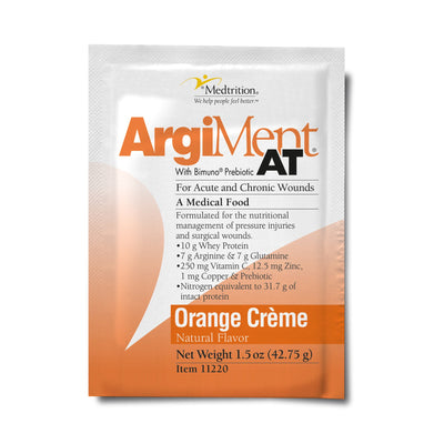ArgiMent® AT Orange Crème Oral Supplement / Tube Feeding Formula, 42.75 Gram Packet, 1 Case of 60 (Nutritionals) - Img 1