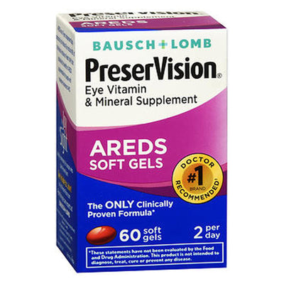 PreserVision® AREDS Multivitamin/Multimineral Supplement, 1 Box of 60 (Over the Counter) - Img 1