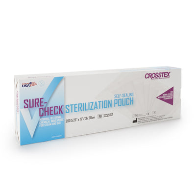Sure-Check® Sterilization Pouch, 5¼ x 15 Inch, 1 Box of 200 (Sterilization Packaging) - Img 2