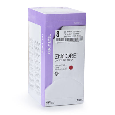 Encore® Latex Textured Surgical Glove, Size 8, Ivory, 1 Each () - Img 2