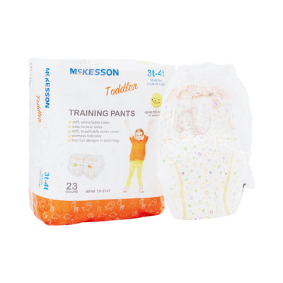 McKesson Toddler Training Pants, 3T to 4T, 1 Bag () - Img 1