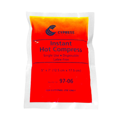 Cypress Instant Chemical Activation Hot Pack, 1 Case of 24 (Treatments) - Img 1