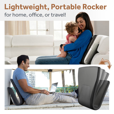 Ready Rocker Portable Rocking Chair, Back Support for Moms, Dads, 1 Case of 4 (Chair Pads) - Img 5