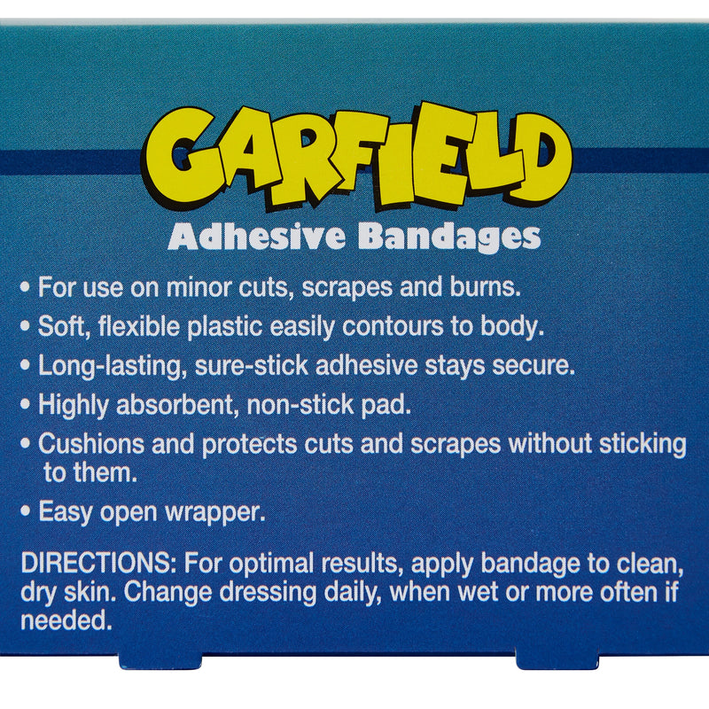 ASO Round Kid Design (Garfield) Adhesive Spot Bandage, 7/8 Inch, 1 Box (General Wound Care) - Img 3