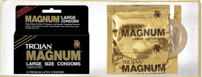 Trojan® Magnum Condom, 1 Box of 12 (Over the Counter) - Img 1