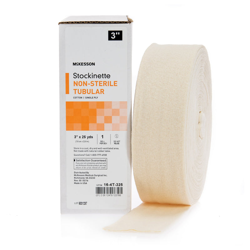 McKesson Beige Cotton Tubular Stockinette, 3 Inch x 25 Yard, 1 Case of 12 (Casting) - Img 5