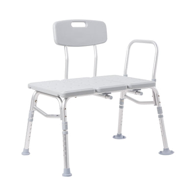 McKesson Aluminum Transfer Bench with Reversible Back, 1 Each (Transfer Equipment) - Img 1