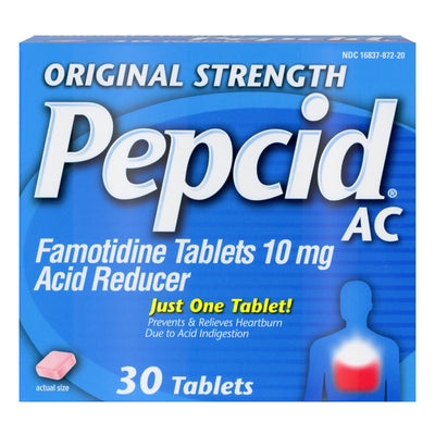 Pepcid® AC Famotidine Antacid, 1 Bottle (Over the Counter) - Img 1