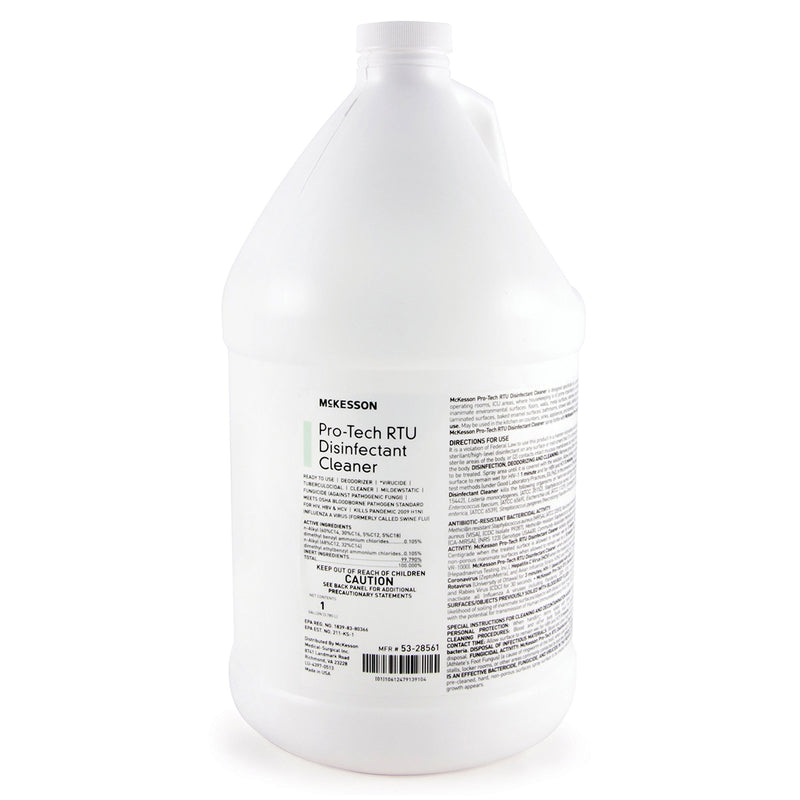 McKesson Pro-Tech Surface Disinfectant Cleaner Alcohol-Based Liquid, Non-Sterile, Floral Scent, 1 gal Jug, 1 Case of 4 (Cleaners and Disinfectants) - Img 6