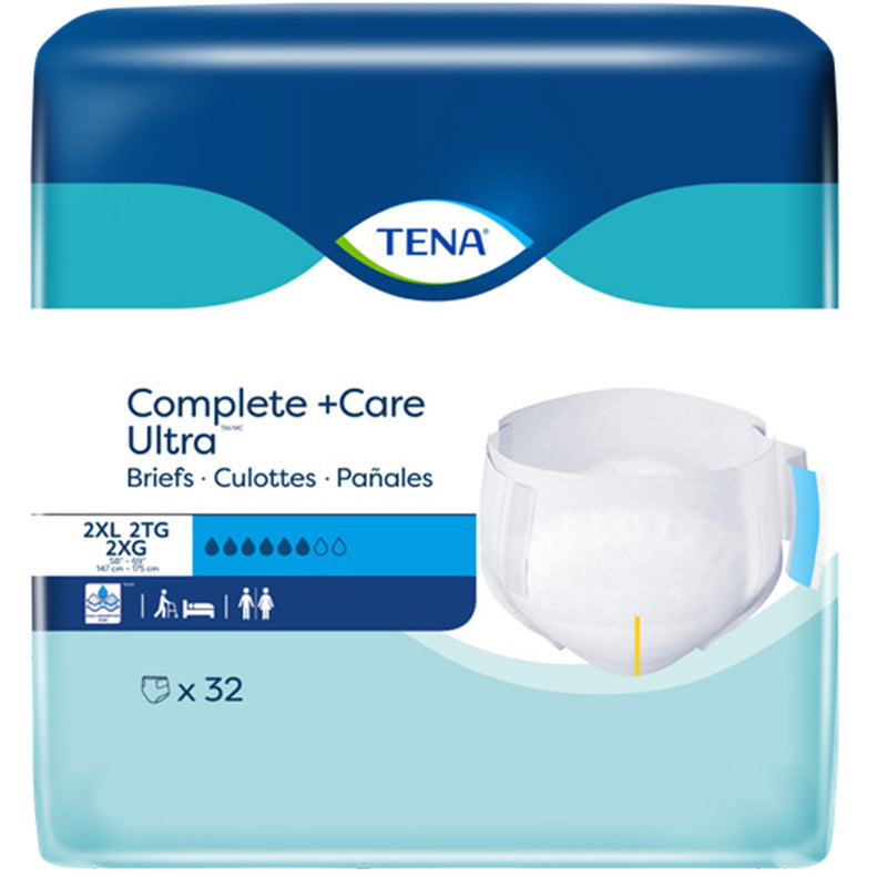 TENA Complete +Care Ultra™ Incontinence Brief, 2X-Large – Medical Supply HQ