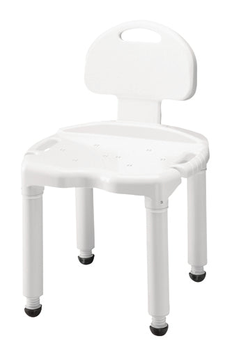 Bath Bench Composite W/ Back Knocked-Down  -Carex (Bath& Shower Chair/Accessories) - Img 1