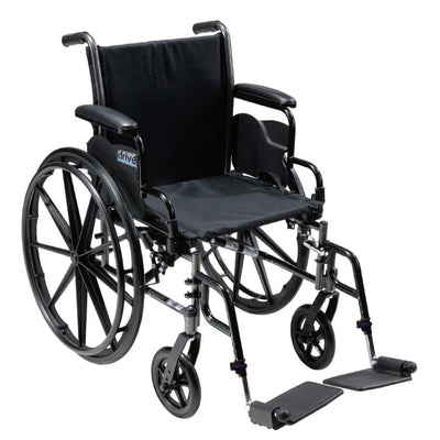 drive™ Cruiser III Lightweight Wheelchair, 20-Inch Seat Width, 1 Each (Mobility) - Img 1